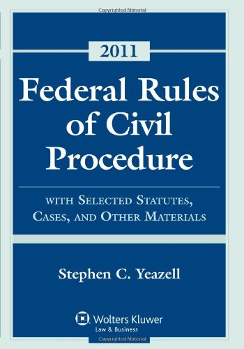 9780735508750: Federal Rules Civil Procedure, 2011 Statutory Supplement