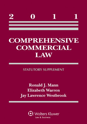 Stock image for Comprehensive Commercial Law 2011 Statutory Supplement for sale by Your Online Bookstore