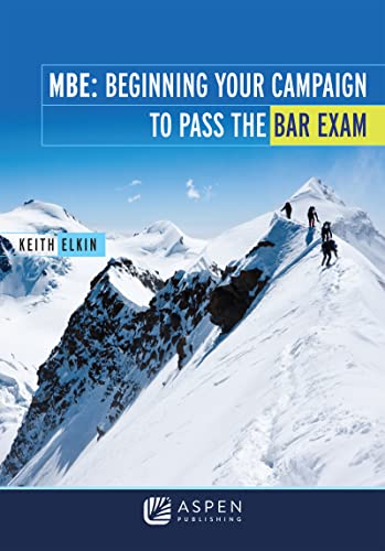 Imagen de archivo de MBE Beginning Your Campaign to Pass the Bar Exam a la venta por TextbookRush