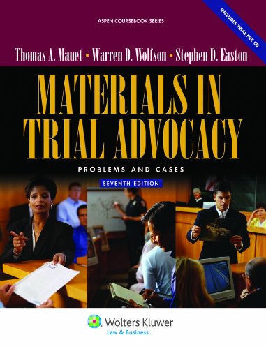 Beispielbild fr Materials in Trial Advocacy: Problems & Cases, 7th Edition (Aspen Coursebook Series) zum Verkauf von BooksRun