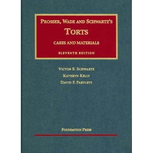 Beispielbild fr Cases and Materials on Torts zum Verkauf von Better World Books