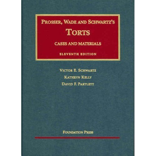 9780735512139: Cases and Materials on Torts (Casebook S.)