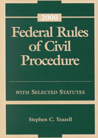9780735513235: Federal Rules of Procedure: With Selected Statutes-2000