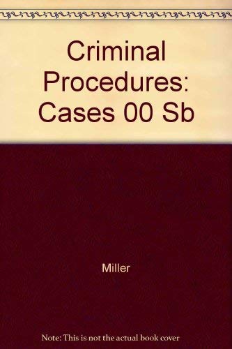 Imagen de archivo de Criminal Procedures 2000: Cases, Statutes, and Executive Materials, Supplement a la venta por Solr Books