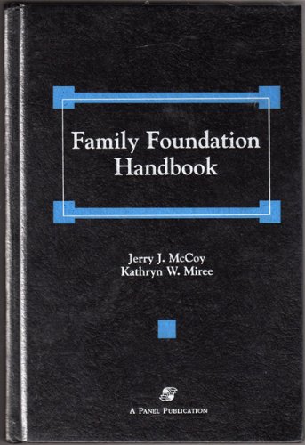 Stock image for Family Foundation Handbook for sale by Off The Shelf