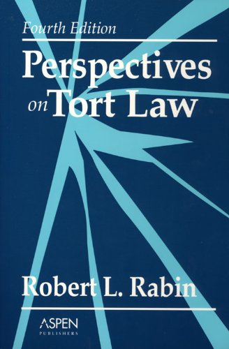 Stock image for Perspectives on Tort Law (Perspectives on Law Reader Series) for sale by The Maryland Book Bank