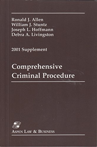 Imagen de archivo de Comprehensive Criminal Procedure, 2001 a la venta por Tall Stories BA