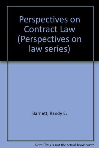 Stock image for Perspectives on Contract Law, Second Edition for sale by ThriftBooks-Dallas