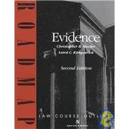 Stock image for Evidence: Aspen Roadmap Law Course Outline, Second Edition for sale by 2Vbooks