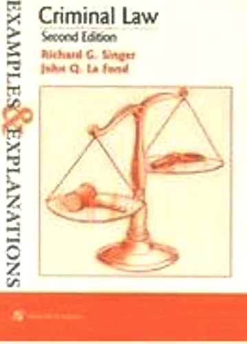 9780735520134: Criminal Law: Examples and Explanations