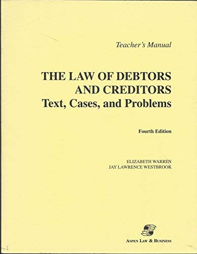 Stock image for Law of Debtors and Creditors for sale by dsmbooks