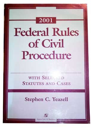 Imagen de archivo de Federal Rules of Civil Procedure 2001 a la venta por HPB-Ruby