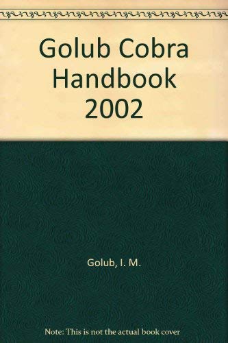 9780735520875: Golub Cobra Handbook 2002