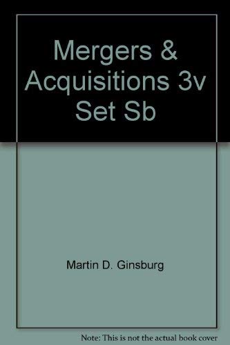 Stock image for Mergers, Acquisitions, and Buyouts: June 2001 [three Volumes: Complete as Issued. for sale by Vashon Island Books