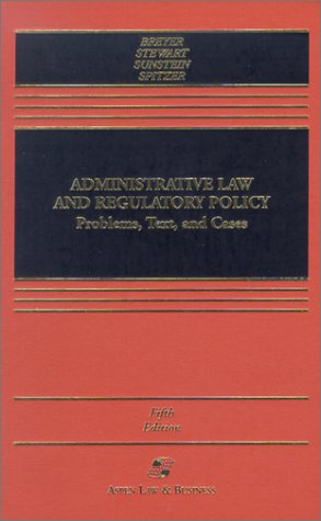 Beispielbild fr Administrative Law and Regulatory Policy: Problems, Text, and Cases (Aspen Law & Business Paralegal Series) zum Verkauf von HPB-Diamond