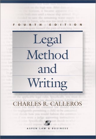 Beispielbild fr Legal Method and Writing zum Verkauf von Better World Books
