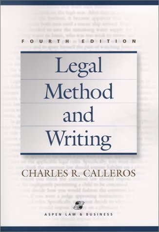 Imagen de archivo de Legal Method and Writing a la venta por Better World Books