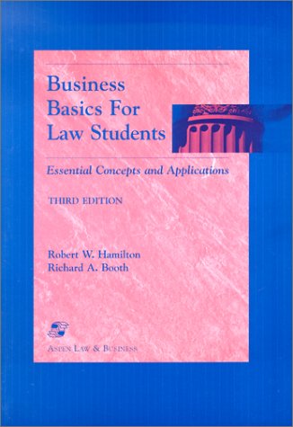 Imagen de archivo de Business Basics for Law Students : Essential Terms and Concepts a la venta por Better World Books