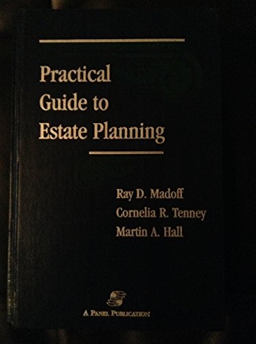 Beispielbild fr Practical Guide to Estate Planning zum Verkauf von HPB-Red