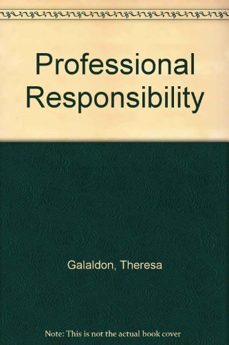 9780735526709: Professional Responsibility