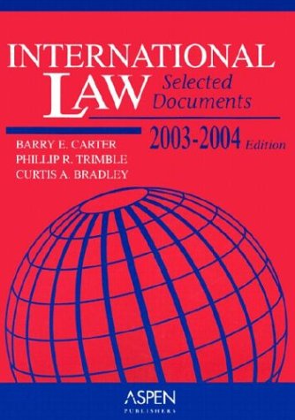 Beispielbild fr International Law 2003-2004: Selected Document zum Verkauf von Buyback Express