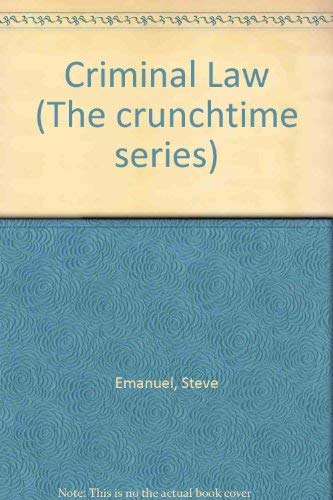 Stock image for Criminal Law (The crunchtime series) for sale by Reuseabook