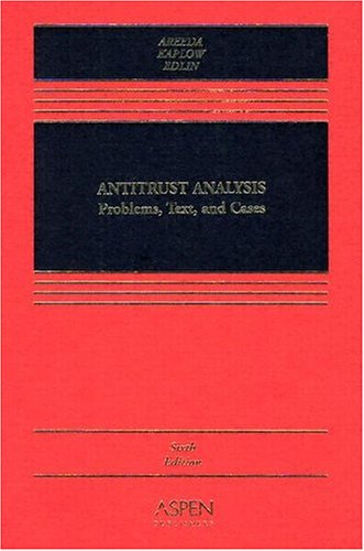 Beispielbild fr Antitrust Analysis: Problems, Text, and Cases zum Verkauf von ZBK Books