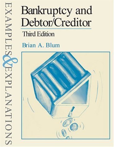 9780735528093: Bankruptcy and Debtor/Creditor: Examples and Explanations (Examples & Explanations Series)