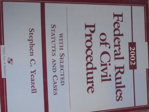 Beispielbild fr Federal Rules of Civil Procedures 2002 Supp zum Verkauf von Better World Books