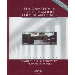 Beispielbild fr Fundamentals of Litigation for Paralegals zum Verkauf von Wonder Book