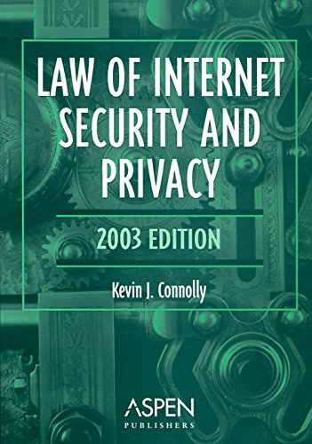 Beispielbild fr Law of Internet Security and Privacy 2003 zum Verkauf von HPB-Red