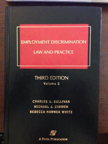 Imagen de archivo de Employment Discrimination: Law and Practice a la venta por HPB-Red