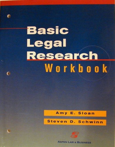 Stock image for Basic Legal Research for sale by Better World Books