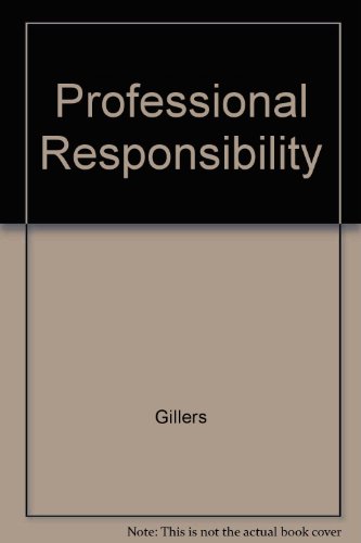 9780735534551: Professional Responsibility