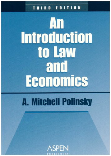 Imagen de archivo de Introduction To Law and EConomics, Third Edition a la venta por SecondSale