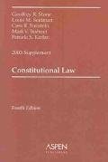 Constitutional Law: 2003 Supplement (9780735534773) by Geoffrey R. Stone