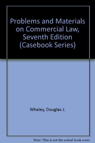 Beispielbild fr Problems and Materials on Commercial Law (Casebook Series) zum Verkauf von BookHolders