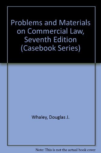 Imagen de archivo de Problems and Materials on Commercial Law (Casebook Series) a la venta por BookHolders