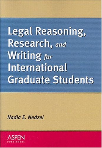 Stock image for Legal Reasoning, Research, and Writing for International Graduate Students for sale by Wonder Book