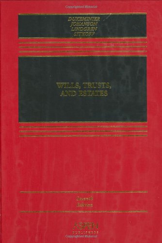 Imagen de archivo de Wills, Trusts, and Estates (Casebook) a la venta por HPB Inc.