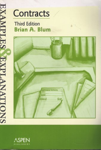 9780735539693: Contracts: Examples and Explanations