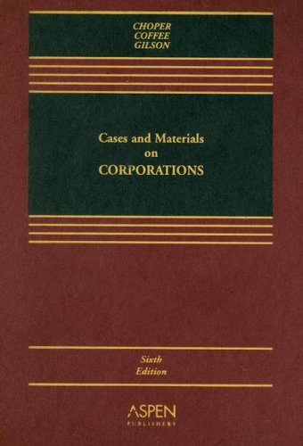 Imagen de archivo de Cases and Materials on Corporations a la venta por HPB-Red