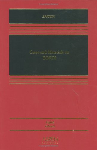 9780735540118: Cases and Materials on Torts