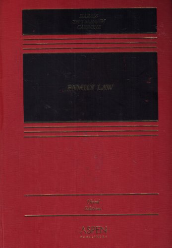 9780735540293: Family Law, 3rd Edition (Casebook)