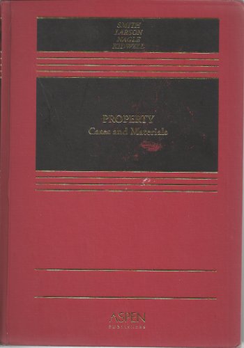 Imagen de archivo de Property: Cases and Materials a la venta por Hawking Books