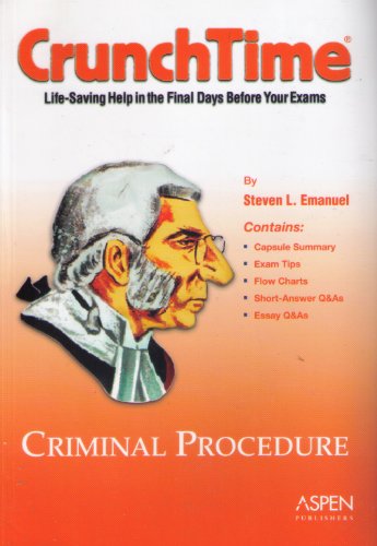 Beispielbild fr Criminal Procedure (Crunchtime) zum Verkauf von Wonder Book