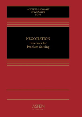 Beispielbild fr Negotiation: Processes for Problem-Solving (Casebook Series) zum Verkauf von HPB-Red