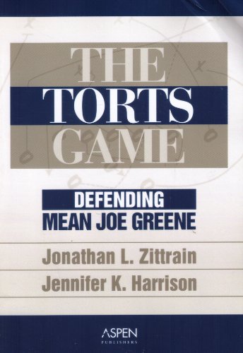 Stock image for The Torts Game : Defending Mean Joe Greene for sale by Better World Books: West