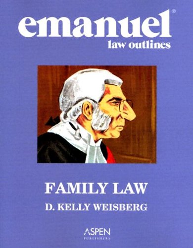 Stock image for Family Law : Aspen Roadmap Law Course Outline for sale by Better World Books