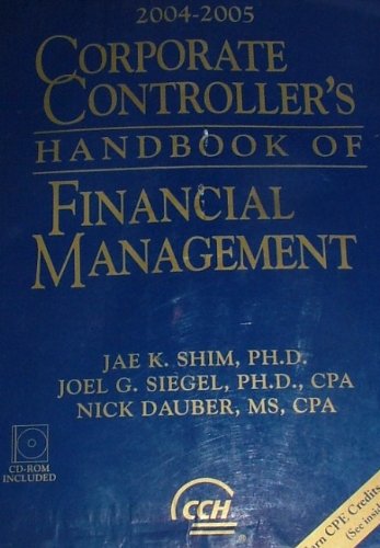 Stock image for Corporate Controller's Handbook of Financial Management 2004-2005 for sale by Discover Books